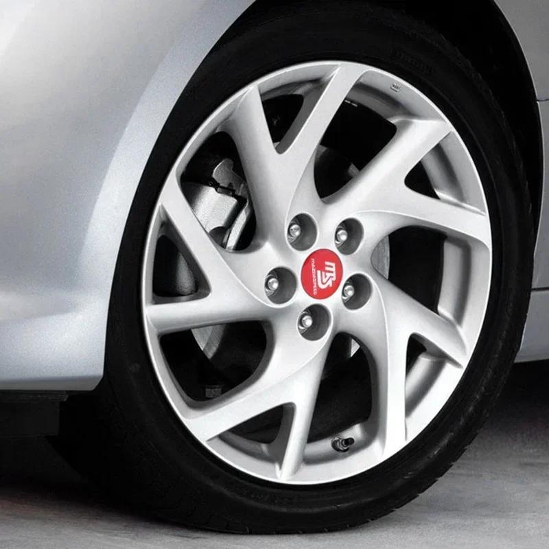 2025 Hot Car Wheel Center Hub Cap Dustproof Cover Emblem Wheel Sticker accessories for Mazda 3 4 5 6 ATENZA Axela RX8 CX6 CX5 CX