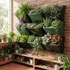 Self Watering Vertical Planter Plastic Plants Grow Container Wall Flowerpot Balcony Garden