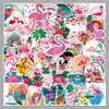 100 Cute Flamingo & Animal Stickers - Creative, Waterproof Stationery for DIY Journals
