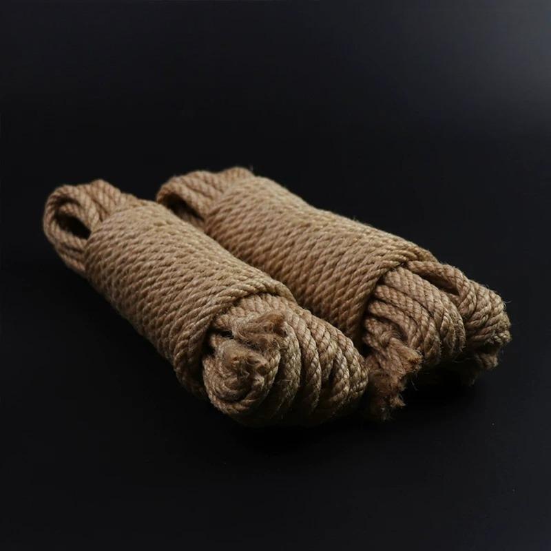 Natural Jute Shibari Rope for BDSM Bondage, Alternative Erotic Restraints Sex Toys for Women Men, Adult Flirting Products
