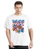 Baumwoll T-Shirt Sneaker Mädchen Grafik Oversized T-Shirt Lässige Unisex Oberteile T-Shirts Rundhals Sommer Hip Hop Streetwear Herrenbekleidung