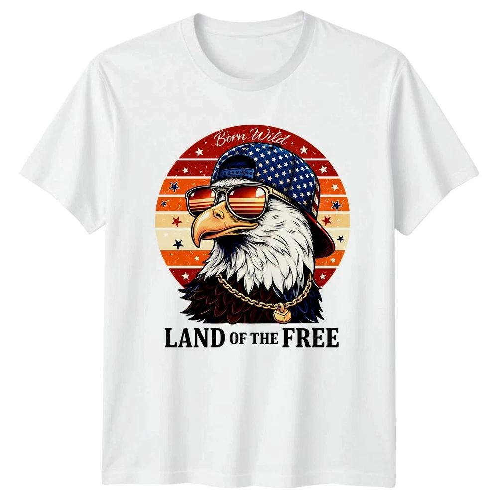 Born Wild Land Of The Unisex T Shirt 4th Of July Gift S