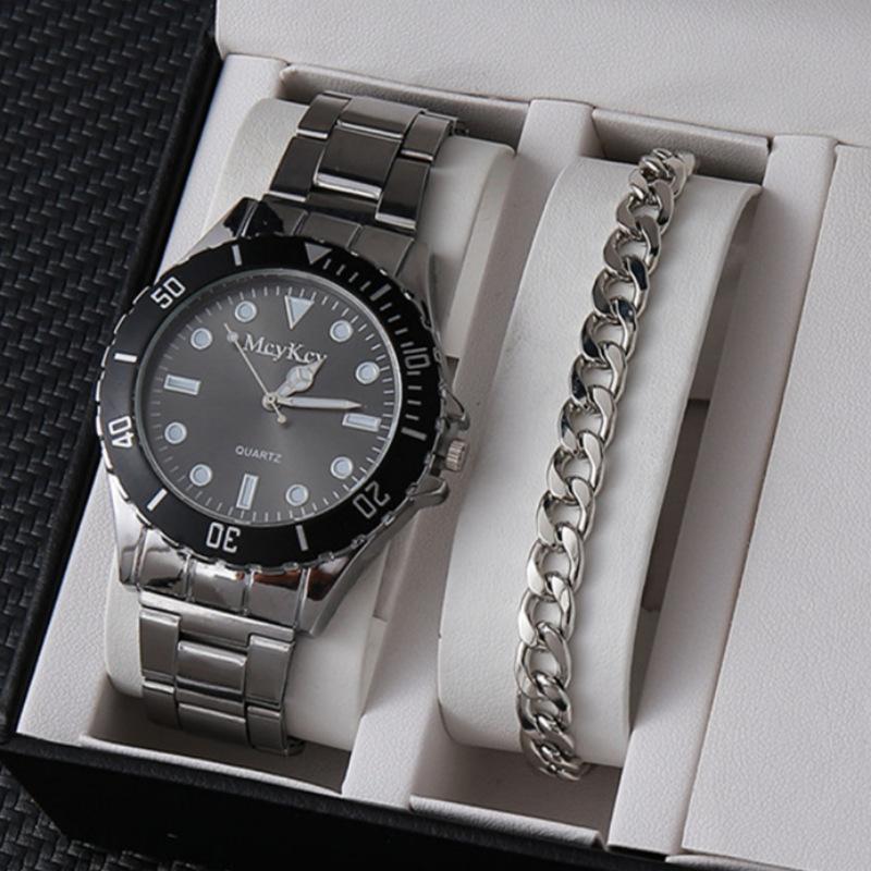 New Square Sports Calendar Steel Belt Watch Men S Steel Belt Quartz Watch large price