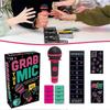 Grab The Mic Karaoke-Spiel, Lustiges Brettspiel für Kinder & Erwachsene, Perfekt für Partys & Geburtstage