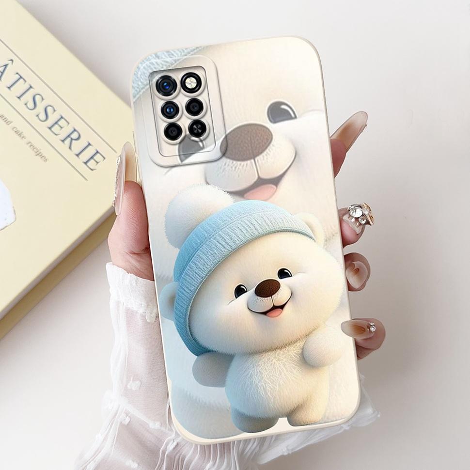 For Infinix Note 10 Pro Case X695 X695D Beautiful Flower Soft Silicone TPU Phone Cover For Infinix Note 10 Note10 Pro Case Funda