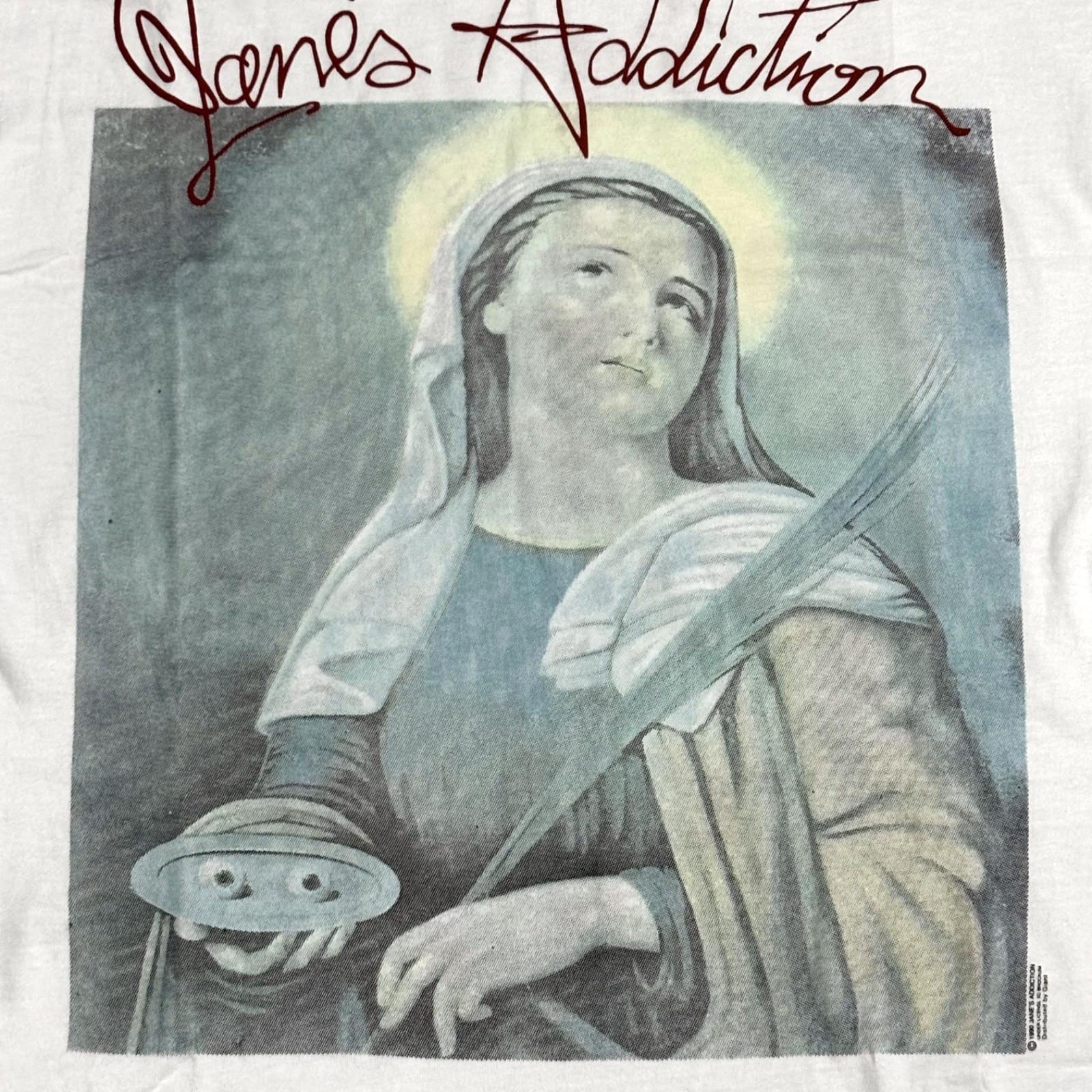 ВИНТАЖ 1990 Jane s Addiction Ritual De Lo Habitual Футболка с одинарным швом РЕПРИНТ M