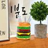 1pc Adjustable Hamburger Pen Holder | Creative Desk Organizer for Office Supplies & Makeup Brushes, Fun Storage