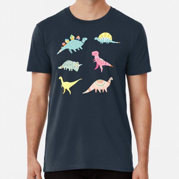 

Dinosaur Pattern S to 5XL Made in the AU/USA T-Shirt 4XL