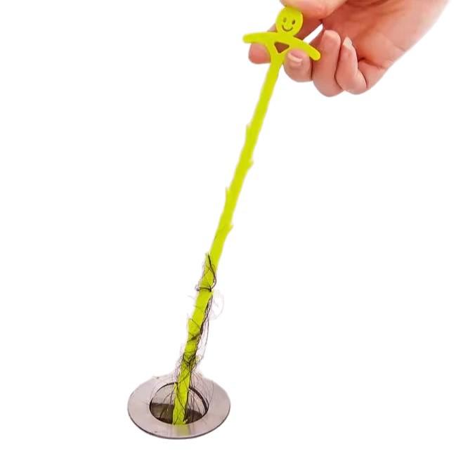 **Novinka 6 0.01 Kanalizační a umyvadlový čistič vlasů**: Účinně odstraňuje vlasové ucpávky z potrubí a odpadů.