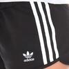 Adidas Originals Three Stripes Printed Sports Straight Leg Shorts Women Shorts Black AY8125