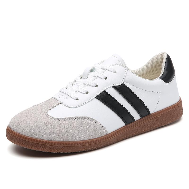 Women's Plus Size Retro Colorblock Sport Sneakers - White, Sizes 35-44