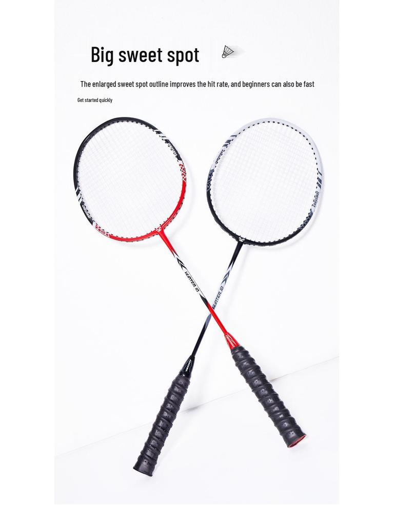 Klossway Offensive Aluminum Alloy Badminton Racket Carbon Composite Set