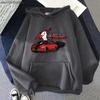 Anime Initial D Hoodie Muscle Car Automotive Graphic Sweatshirts Streetwear Women Men Clothing Long Sleeve Clothes