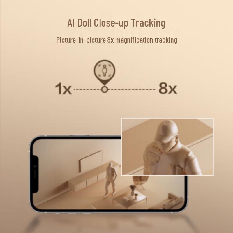 Hikvision Ezviz C6c 4K 8MP Telecamera di Sicurezza Smart da Interno Spina CN (adattatore incluso)