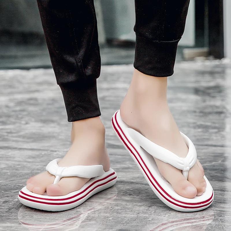 Fashion Flip Flops Mens Thong Sandals Summer 2025 New Female Shoes Thick Bottom EVA Non-slip Slide Slippers Outdoor Indoor Couples Shoes