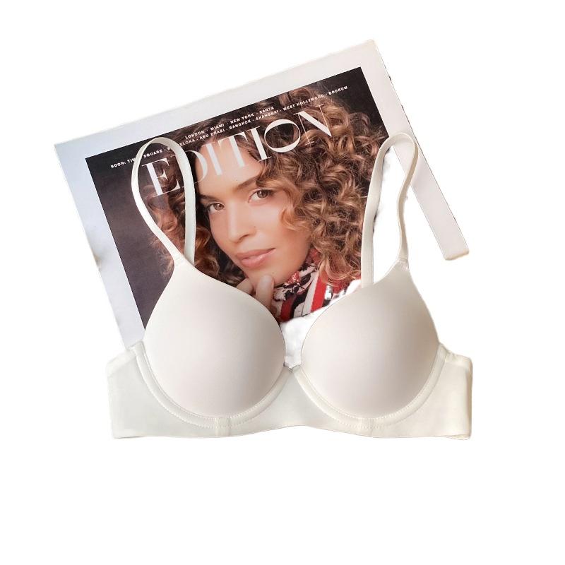 Plus Size Lingerie for Women Seamless Push Up Bra Sexy Thin Cup Cotton Brassiere Comfortable Underwie Bra