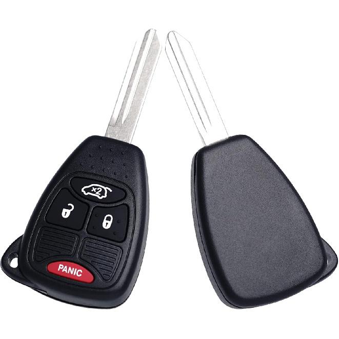 MechanMagic Key Fob Replacement Fits for Chrysler 300 2005-2007 Sebring 200 Aspen Dodge Charger Avenger Jeep Commander Grand Cherokee 2005-2007