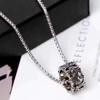 Titanium Steel Necklace Men's Trendy Brand Versatile Collarbone Chain Light Luxury Niche Design High-end Cuban Pendant Neck Chain Accessories