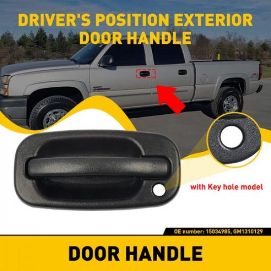 Front Drivers Side Handle Door For 1999-2006 Chevrolet Silverado GMC Sierra 1500