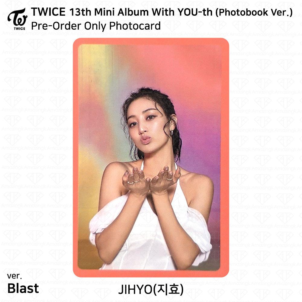 Twice 13th Mini Album With YOU-th Youth Photocard Poster Film Sticker Jihyo KPOP K-POP