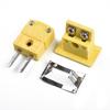 Set K Type Thermocouple Socket and Panel Mount Connector Made with Nickel Chromium Alloy Pins for Precise Temperature Data