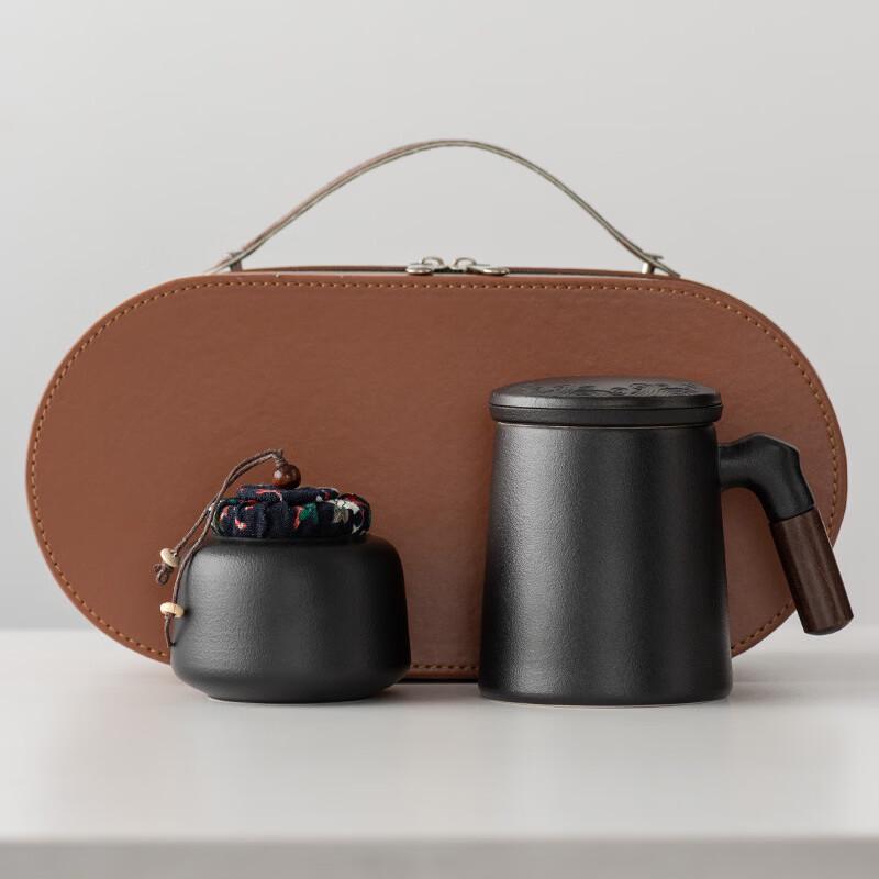 YiPan Ceramic Filter Mug with Lid