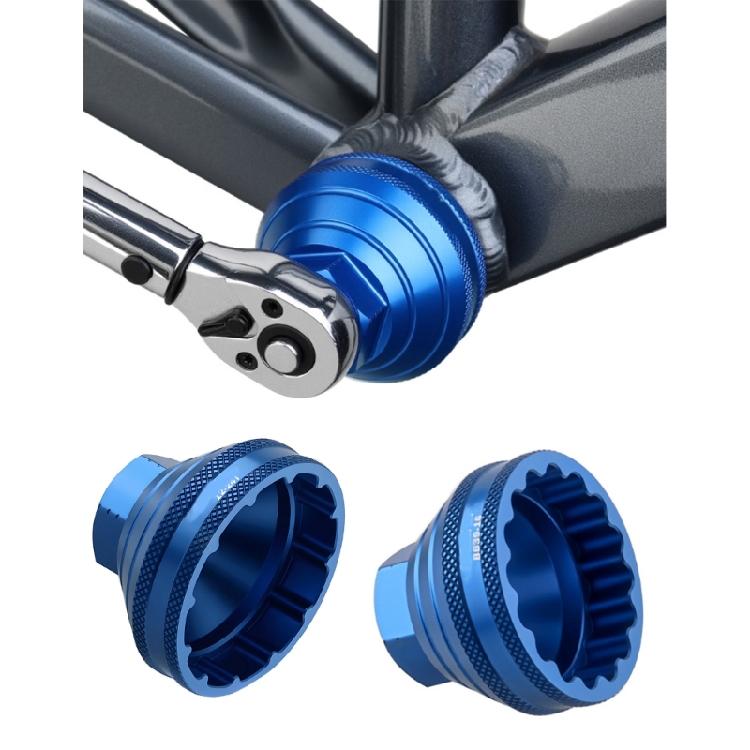 Multifunctional Bicycles Bottom Brackets Tool Heavy Type Bike Bottom Brackets Socket for Easy Installation and Removal