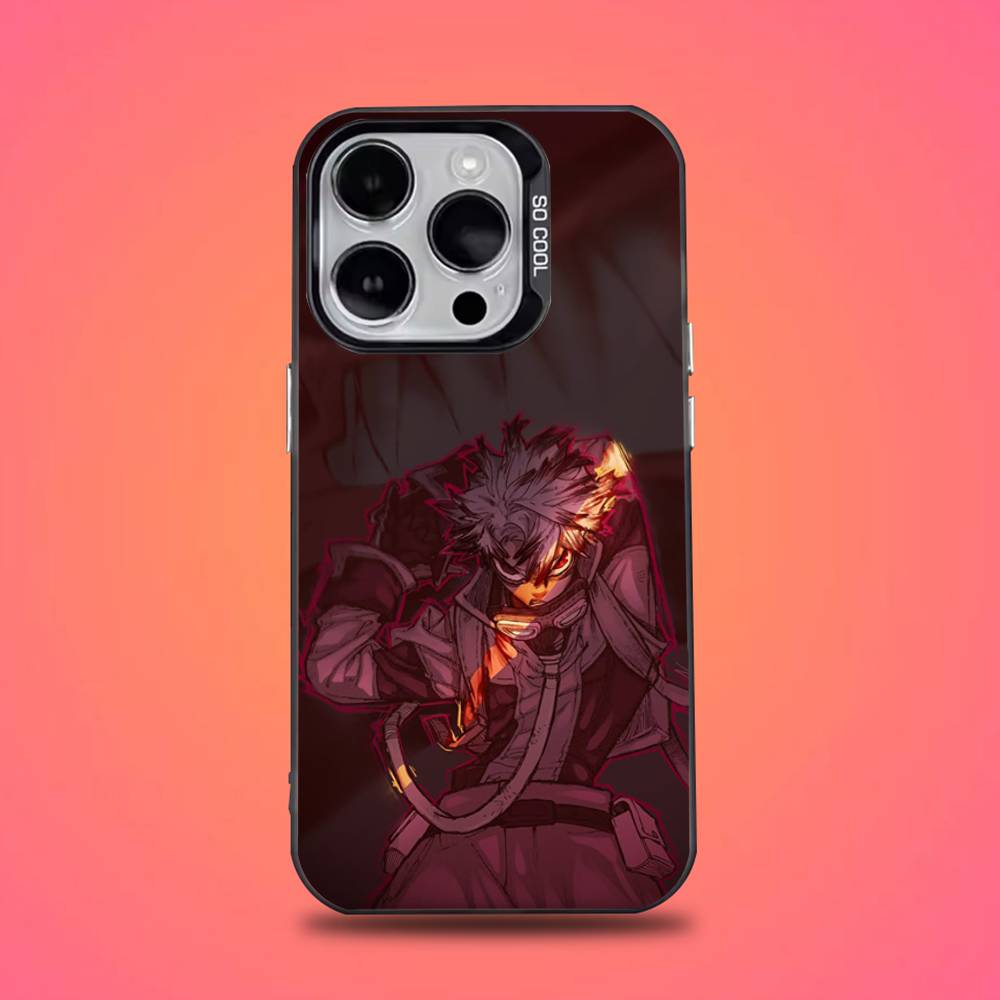 Custodia per Telefono Anime G-Gachiakuta Per iPhone 16,15,14,13,12,11,Pro,Max,Plus,Mini,XS,SE Anti Caduta Nero Opaco Bumper Rigido