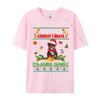 Funny Rottweiler Christmas Pajama T Shirts Hot Sale Hip Hop Cotton Mens T Shirt 3D Style Printed TShirt