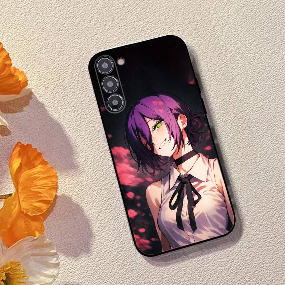 Cool Anime Girl R-Reze Phone Case For Samsung Galaxy A73,A72,A71,A70,A53,A52,A51,Others Soft Black Cover