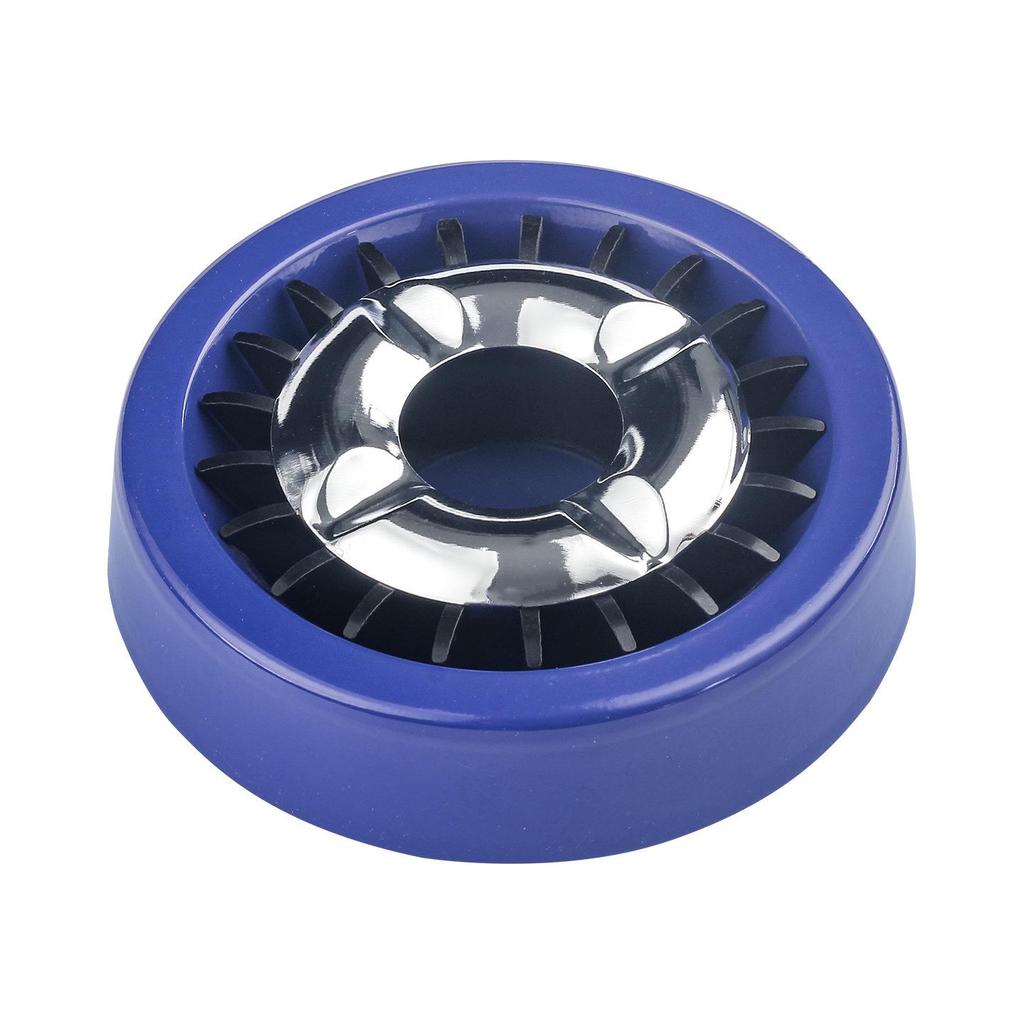 Rotating Stainless Steel Ashtray with Cigarette Extinguisher for Home or Office