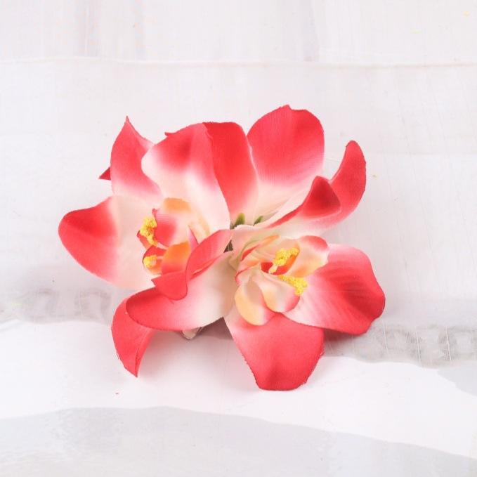 Bohemia Canna Flowers Samll Hair Clips Hawaii Bridal Flowers Hair Clips Hairpins Barrette For Wedding Hair Accessories