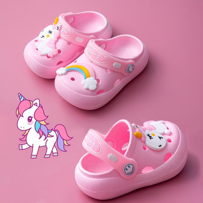 

Новые летние детские холодные тапочки, домашние нескользящие удобные удобные детские тапочки с мягкой подошвой, домашние тапочки для мальчиков и девочек 37/38