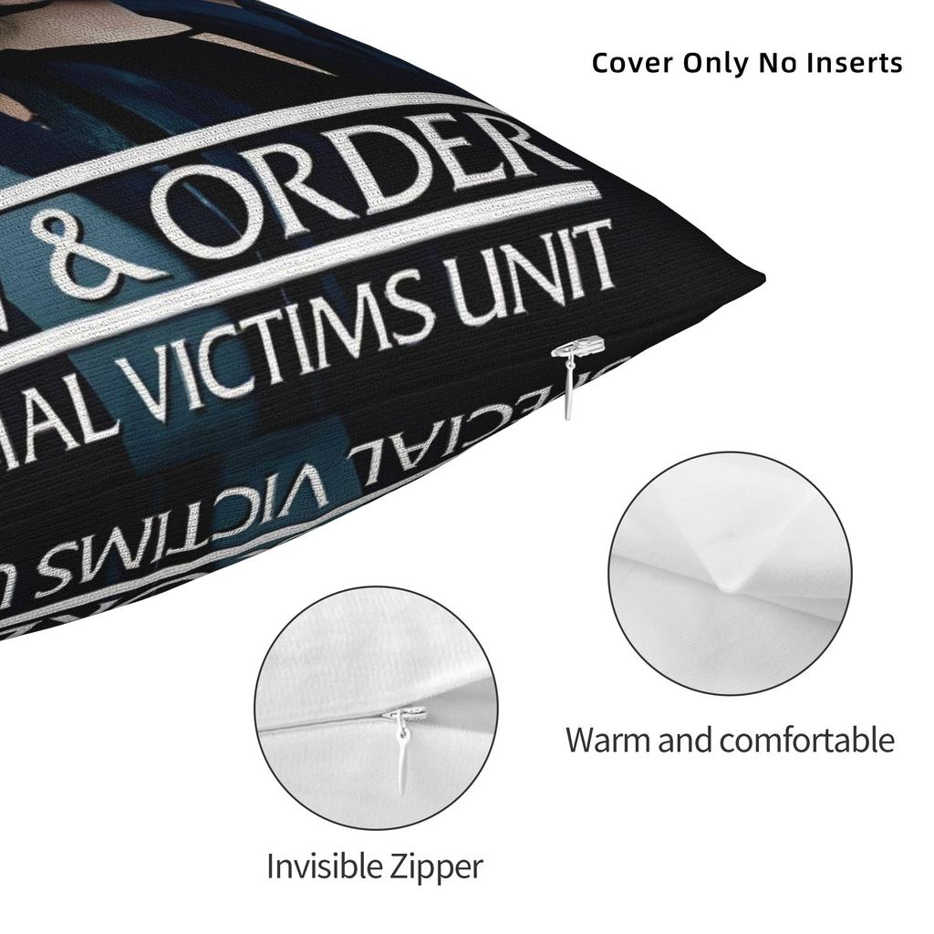 Law Order SVU Pillow Case Design Pillow Cover Fashion Cushion Cover For Living Room Bed Chair