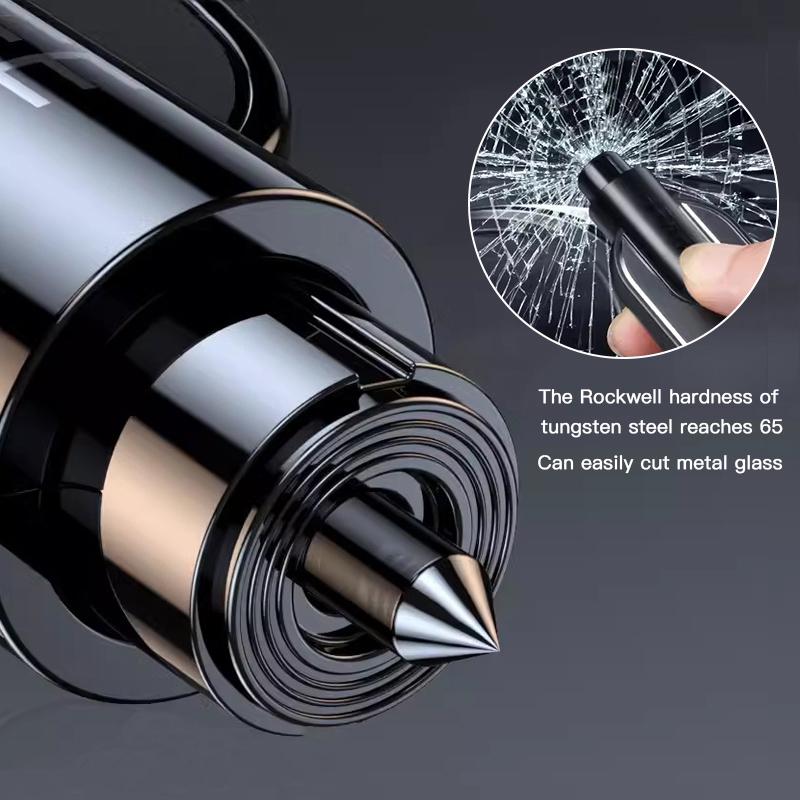 Car Safety Hammer Emergency Glass Window Breaker Escape Tool For Porsche 911 718 Taycan Panamera Cayenne Macan Boxster Cayman