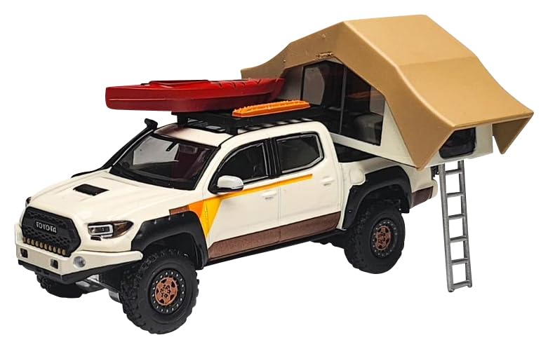Gaincorp Products Scale Toyota Tacoma Tacozilla TRD PRO Overland Diecasttalk Custom Finished Model 1/64
