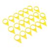 20PCS Loose Wheel Lug Nut Indicators High Visibility Yellow 33MM Wheel Lug Nut Visual Warning Arrows for Trucks