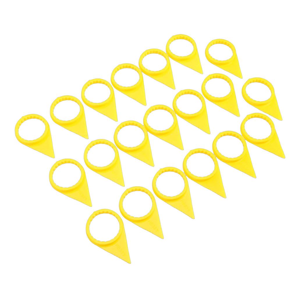 20PCS Loose Wheel Lug Nut Indicators High Visibility Yellow 33MM Wheel Lug Nut Visual Warning Arrows for Trucks