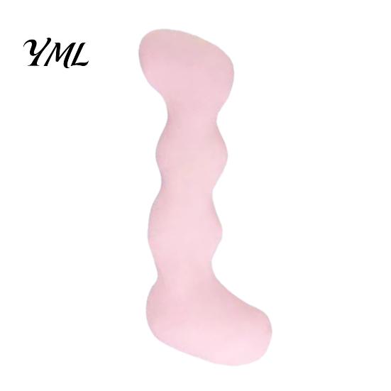 Cooling Body Pillow for Adults & Side Sleepers, Breathable L-Shaped Long Comfortable Bed Hugging Pillow, Full Leg Support Cushion with Removable Cover