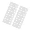 10Pcs Aluminum Joining Plate 3030 2 Hole Aluminum Flat Connecting Plate Flat Reinforcement Plate