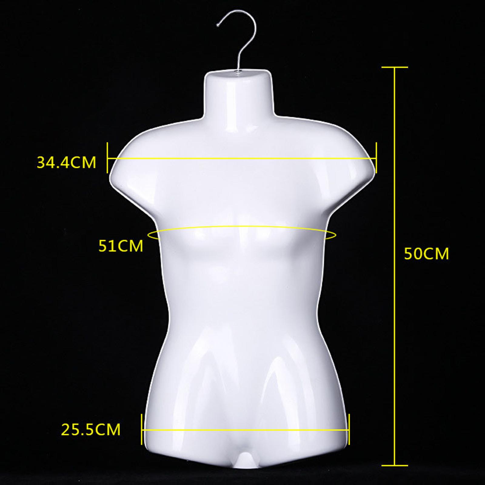 Female Mannequin Body Hanging Fashion Form Mannequin Sewing Mannequin White Female Dress Form Mannequin for Clothing Display