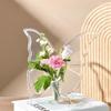 1PC Transparent Butterfly Vase | Modern Luxury Minimalist Decoration for Desk and Living Room Displays, Hydroponic Plant