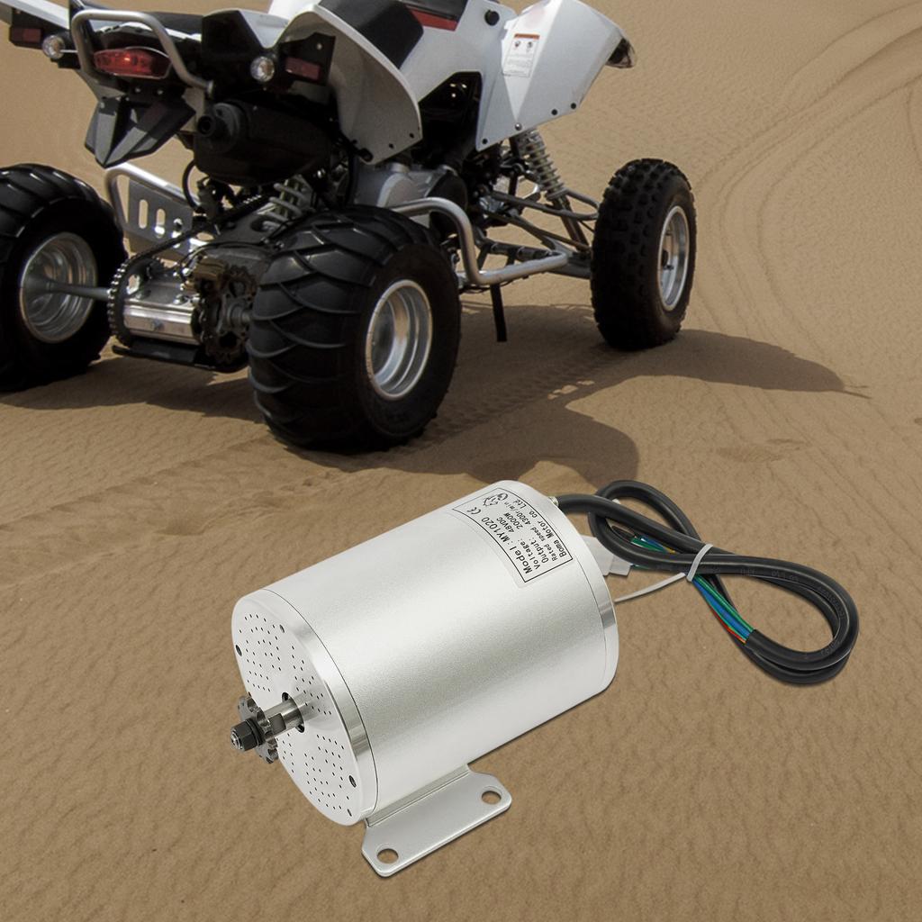 High-Performance 48V 2000W Brushless Gear Motor Kit, 4300 RPM With Motor & Controller & Drive Chain, For Electric Scooter Bike