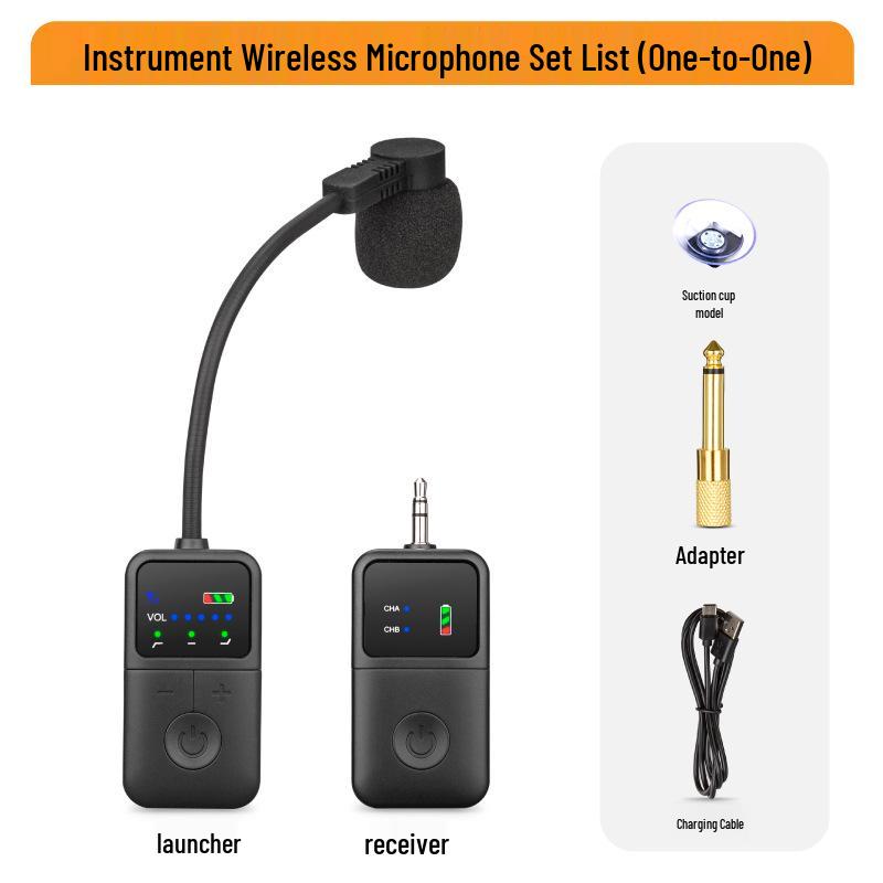 

High-Fidelity Wireless Microphone for Acoustic Guitar Stage Performance