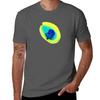 Electric Avocados Tshirt Basic Solid Tee For Daily Use