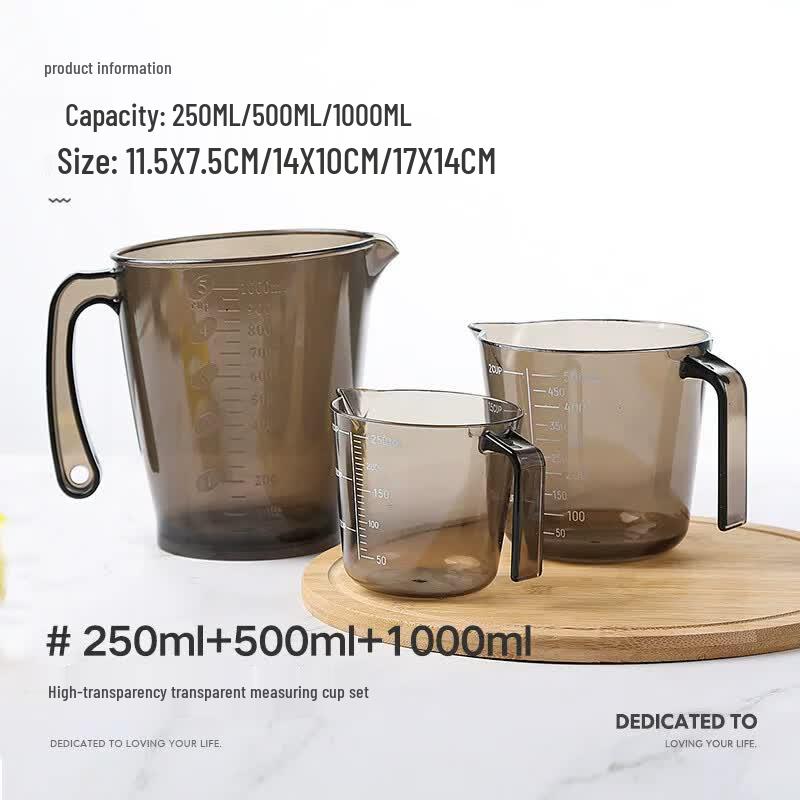 FATTBAO Plastic Measuring Cups Set for Baking