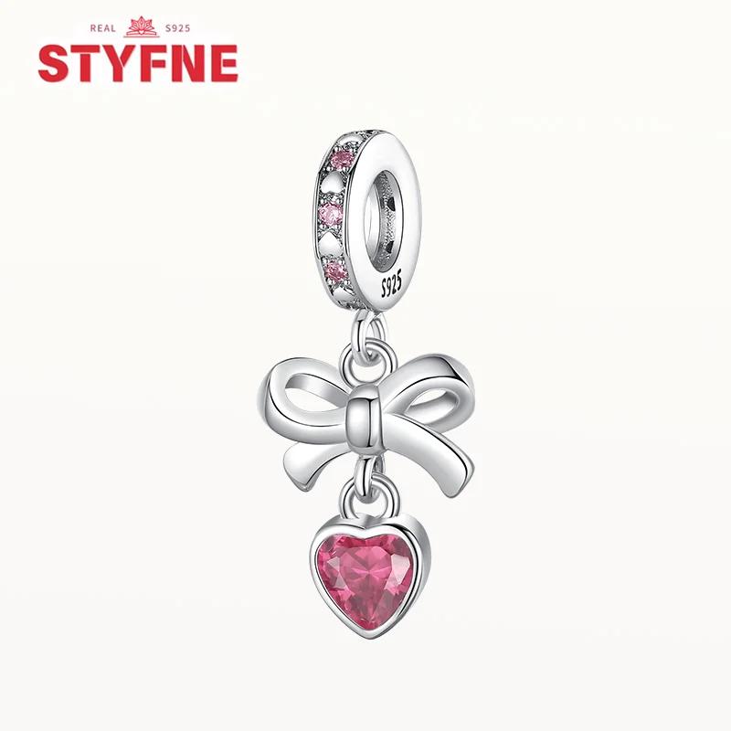 Exquisite Original Couple Love Boy&Girl Dangle Charms Heart Beads Copper Bracelet For Women Diy Jewelry Gift Charms Beads