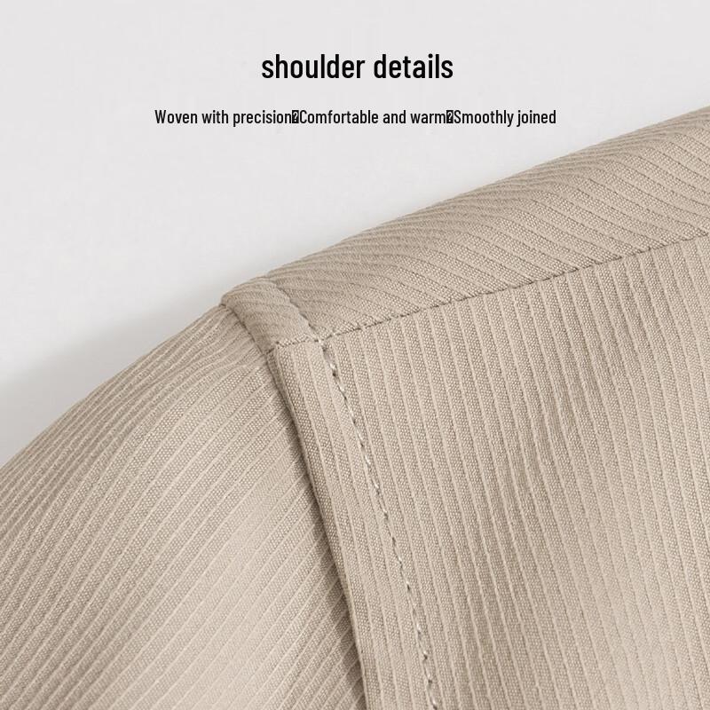 Hodo Men's Subtle Texture Workwear Lapel Jacket
