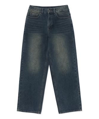 DISTN9NE Washed Wide Denim Pants Lq6Du161_Dark Indigo