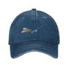 Fly Fishing FisherUnisex Pun Funny Joke Baseball Cap Classic Distressed Denim Sport Snapback Hat Unisex Outdoor Summer Soft Hats